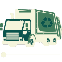 Recycling truck